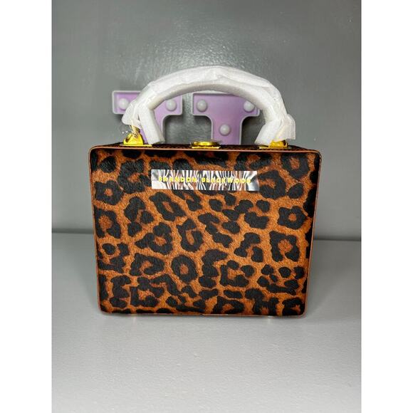 Brandon Blackwood Handbags - Brandon Blackwood standard leopard ponyhair trunk 1st gen